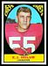 1967 Topps E.J. Holub football card