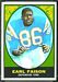 1967 Topps Earl Faison football card