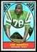 1967 Topps Jim Harris football card