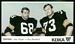 1968 KDKA Steelers football card