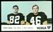 1968 KDKA Steelers Tight Ends football card