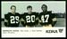 1968 KDKA Steelers Defensive Backs football card