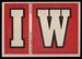 1968 Topps Test Team Patches I and W football card
