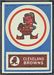 1968 Topps Test Team Patches Cleveland Browns football card