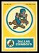 1968 Topps Test Team Patches Dallas Cowboys