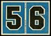 1968 Topps Test Team Patches 5 and 6 football card