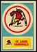 1968 Topps Test Team Patches St. Louis Cardinals football card