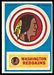 1968 Topps Test Team Patches Washington Redskins