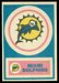 1968 Topps Test Team Patches Miami Dolphins football card