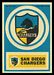 1968 Topps Test Team Patches San Diego Chargers football card
