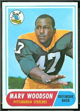 1968 Topps Marv Woodson football card