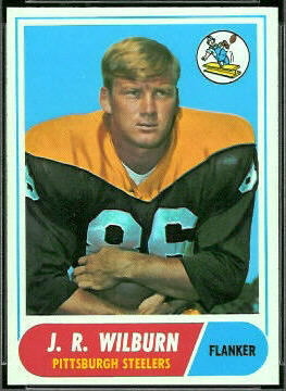 1968 Topps J.R. Wilburn football card