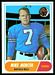 1968 Topps football card #123: Mike Mercer