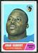 1968 Topps football card #141: Brad Hubbert