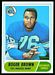 Roger Brown - 1968 Topps football card #158 - click to see large image Roger Brown - 1968 Topps football card #158