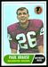 Paul Krause - 1968 Topps football card #166 - click to see large image Paul Krause - 1968 Topps football card #166