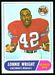 1968 Topps Lonnie Wright football card