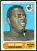 Ernie Green - 1968 Topps football card #24 - click to see large image Ernie Green - 1968 Topps football card #24