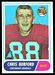 Chris Burford - 1968 Topps football card #43 - click to see large image Chris Burford - 1968 Topps football card #43