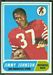 Jim Johnson - 1968 Topps football card #61 - click to see large image Jim Johnson - 1968 Topps football card #61