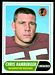 Chris Hanburger - 1968 Topps football card #62 - click to see large image Chris Hanburger - 1968 Topps football card #62