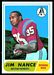 1968 Topps football card #72: Jim Nance