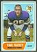 1968 Topps football card #81: Paul Flatley