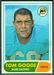 1968 Topps Tom Goode football card