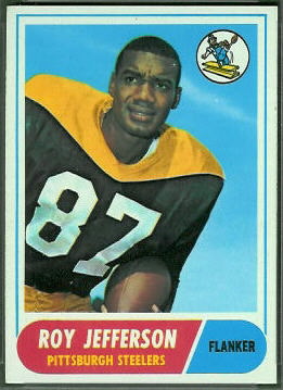 1968 Topps Roy Jefferson football card