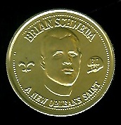 Brian Schweda 1969 Saints Doubloon