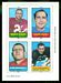 1969 Topps 4-in-1 Coan - Hadl - Brunelli - Birdwell football card