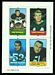 1969 Topps 4-in-1 Hickerson - Anderson - Lucci - Butkus football card