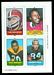 1969 Topps 4-in-1 Houston - Shivers - Asbury - Dale football card