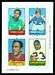 1969 Topps 4-in-1 Lang - Lilly - Brodie - Butler football card