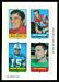 1969 Topps 4-in-1 Meredith - Collins - Woodson - Jones football card