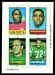 1969 Topps 4-in-1 Mitchell - Blanks - Perreault - Rochester football card