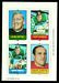 1969 Topps 4-in-1 Otto - Herman - Randall - Costa football card