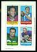 1969 Topps 4-in-1 Roland - Morton - Baker - Bill Brown