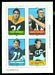 1969 Topps 4-in-1 Russell - Johnson - Karras - Matheson football card