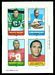 1969 Topps 4-in-1 Baker - Duncan - Bell - Crabtree football card