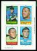 1969 Topps 4-in-1 Sestak - Wright - Snell - Moreau football card