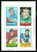 1969 Topps 4-in-1 football card #58: Trull - Philbin - Buchanan - Garrison