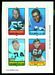 1969 Topps 4-in-1 Walker - Lorick - Olsen - Wilcox football card
