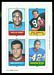 1969 Topps 4-in-1 football card #61: West - Herock - Cappelletti - Byrd