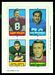 1969 Topps 4-in-1 football card #63: Wilson - Michaels - Gros - Gambrell