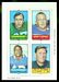 1969 Topps 4-in-1 Woodeshick - Larson - Perkins - Killmer football card
