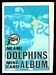 1969 Topps Mini-Card Albums Miami Dolphins football card
