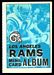 1969 Topps Mini-Card Albums Los Angeles Rams football card