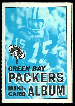 Bart Starr on 1969 Topps Green Bay Packers Mini-Card Album