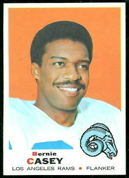 1969 Topps Bernie Casey football card